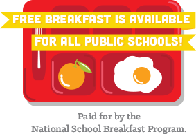 Breakfast is available for every public school in Illinois, Fully funded through the federal government.4